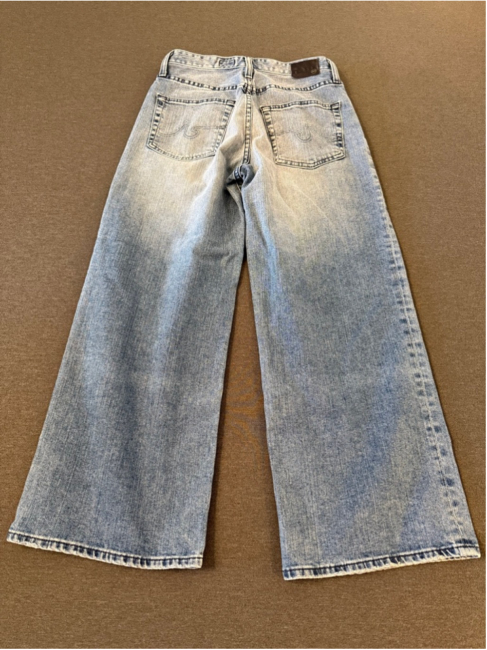 Adriano Goldschmied Etta High Waist Crop Wide Leg Jeans Size 27 - Picture 3 of 8